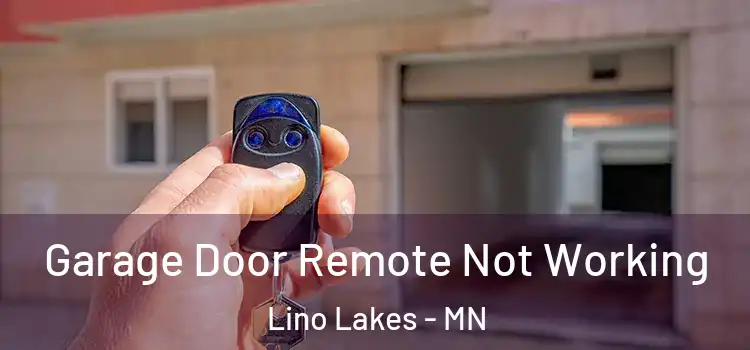  Garage Door Remote Not Working Lino Lakes - MN