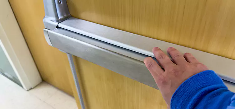 Installing a Push Bar on a Door Lino Lakes